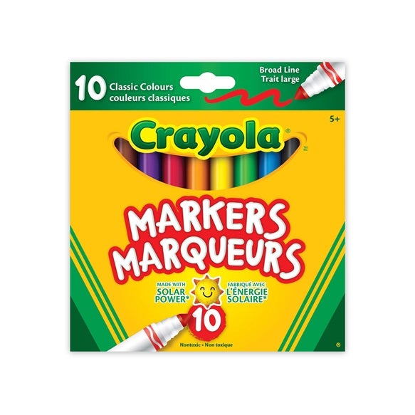 Crayola Broad Line Markers 10 ct