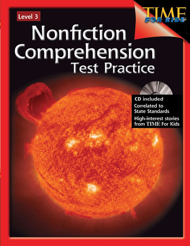 Nonfiction Comprehension Test Practice Ebook