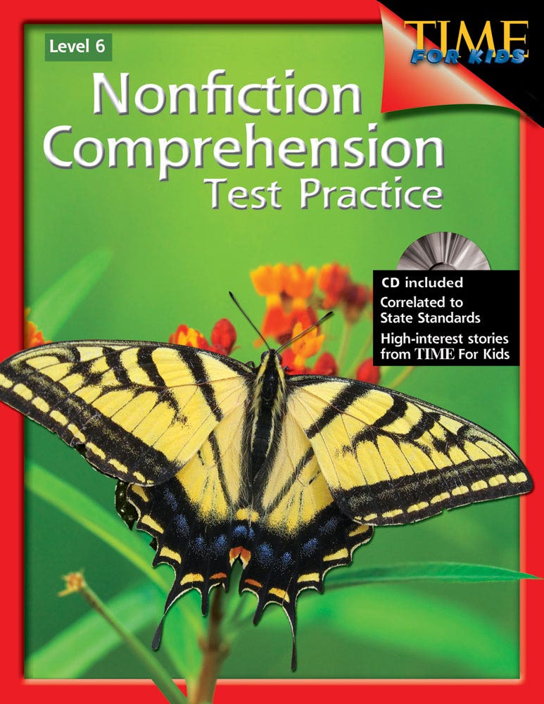 Nonfiction Comprehension Test Practice Ebook