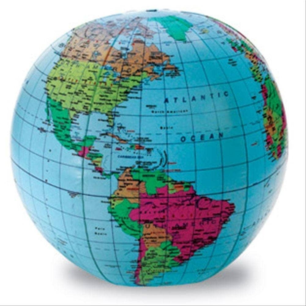 Inflatable World Globe – Scholar's Choice