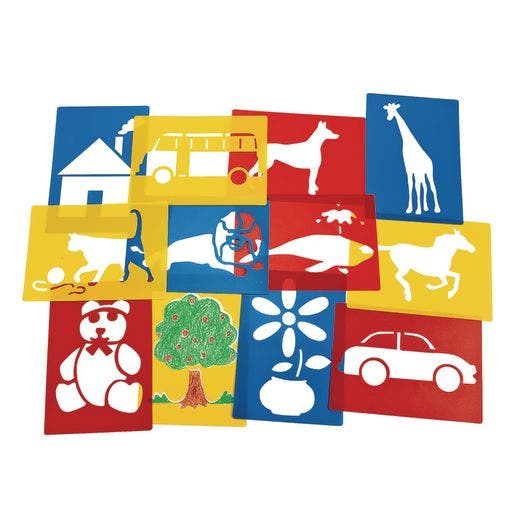 12 Assorted Giant Stencils