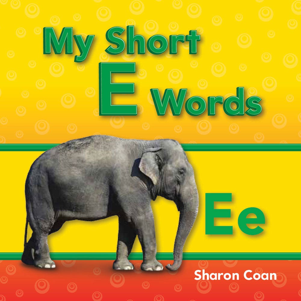 My Short E Words Ebook