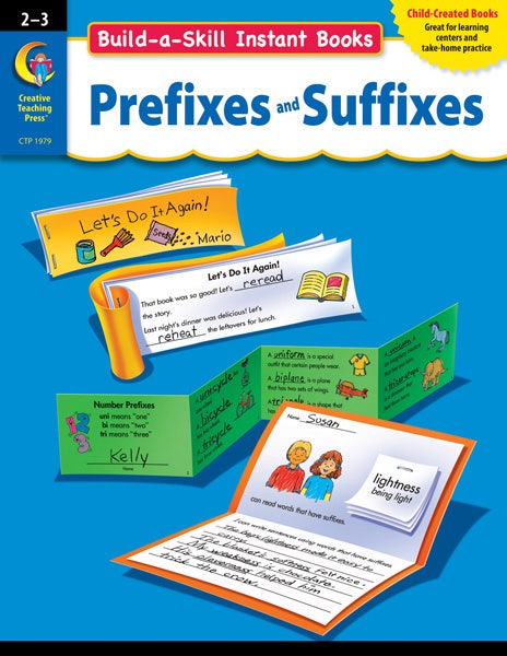 Prefixes And Suffixes Build A Skill Ebook