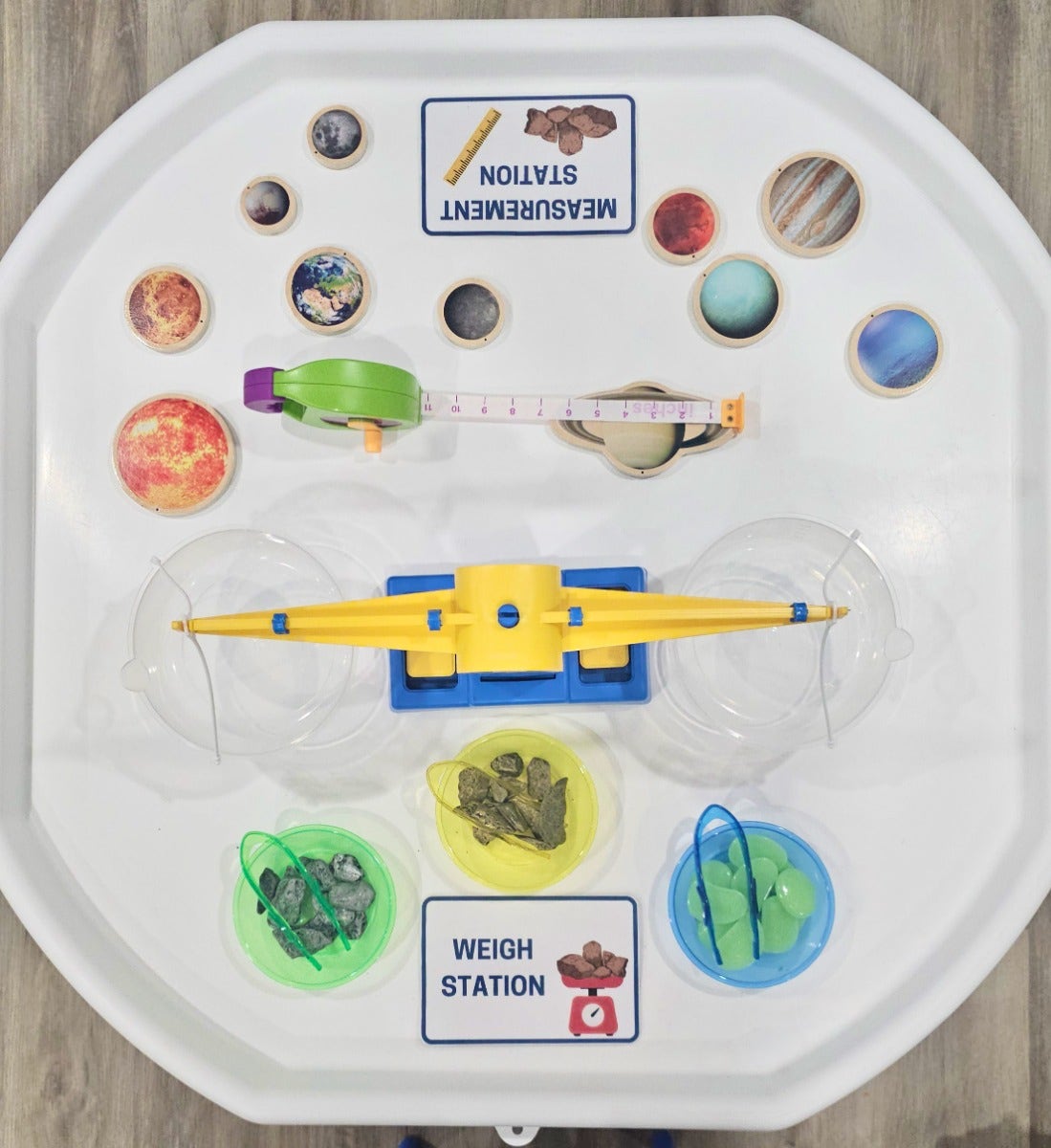 Wooden Solar System Discs