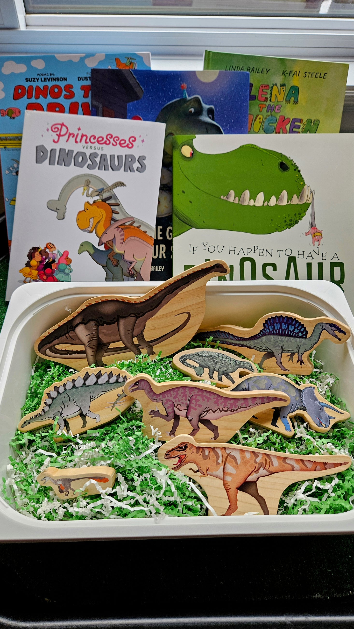 Dinosaur Wooden Characters