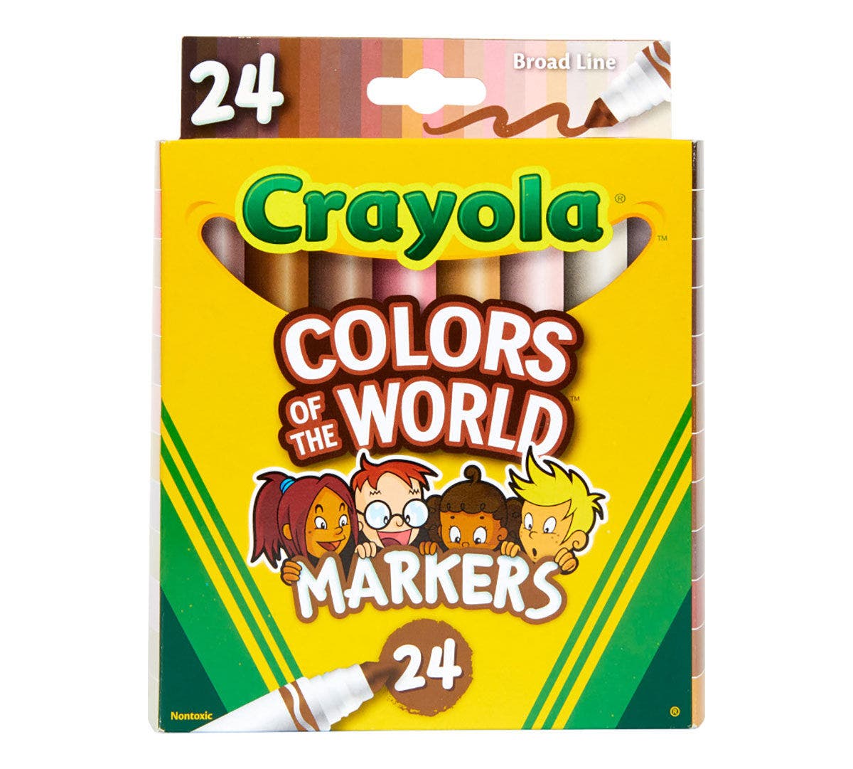 Crayola Colours of the World Markers 24 ct