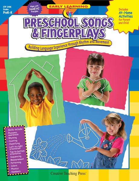 Preschool Songs & Finger Plays Ebook