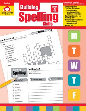 Building Spelling Skills Grade 4 Ebook