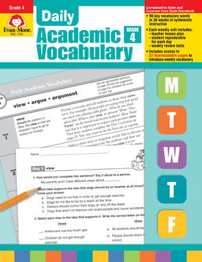 Daily Academic Vocabulary Grade 4 Ebook