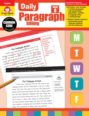 Daily Paragraph Editing Grade 8 Ebook
