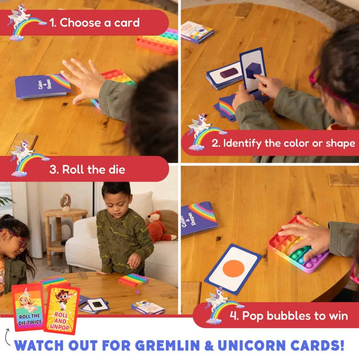 2D & 3D Shapes & Colors Card Pack