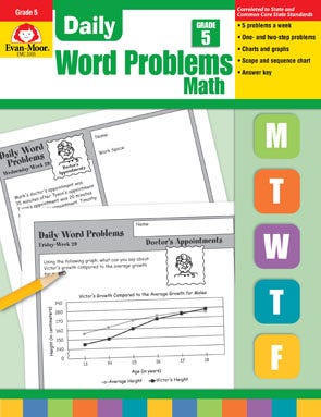 Daily Word Problems Grade 5 Ebook