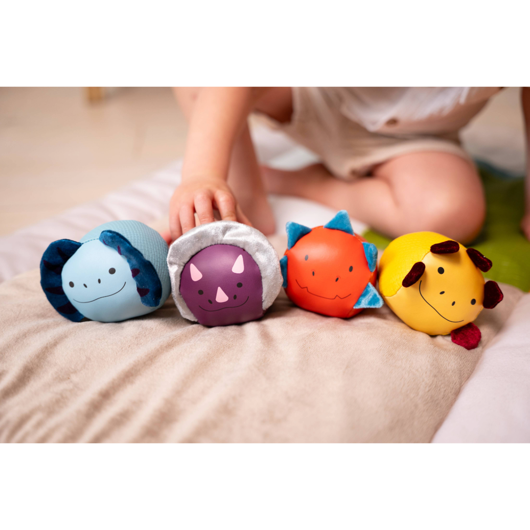 Roly Poly Balls Dino Set of 4