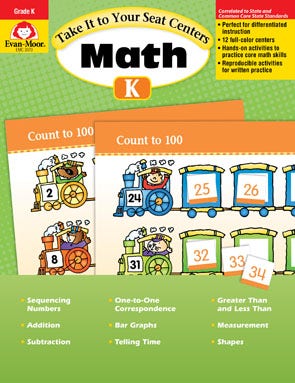 Take It to Your Seat Math Centers Grade K Ebook