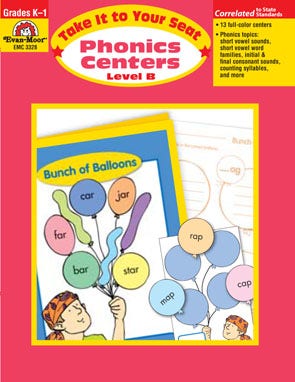 Phonics Centers Grades K-1 Ebook