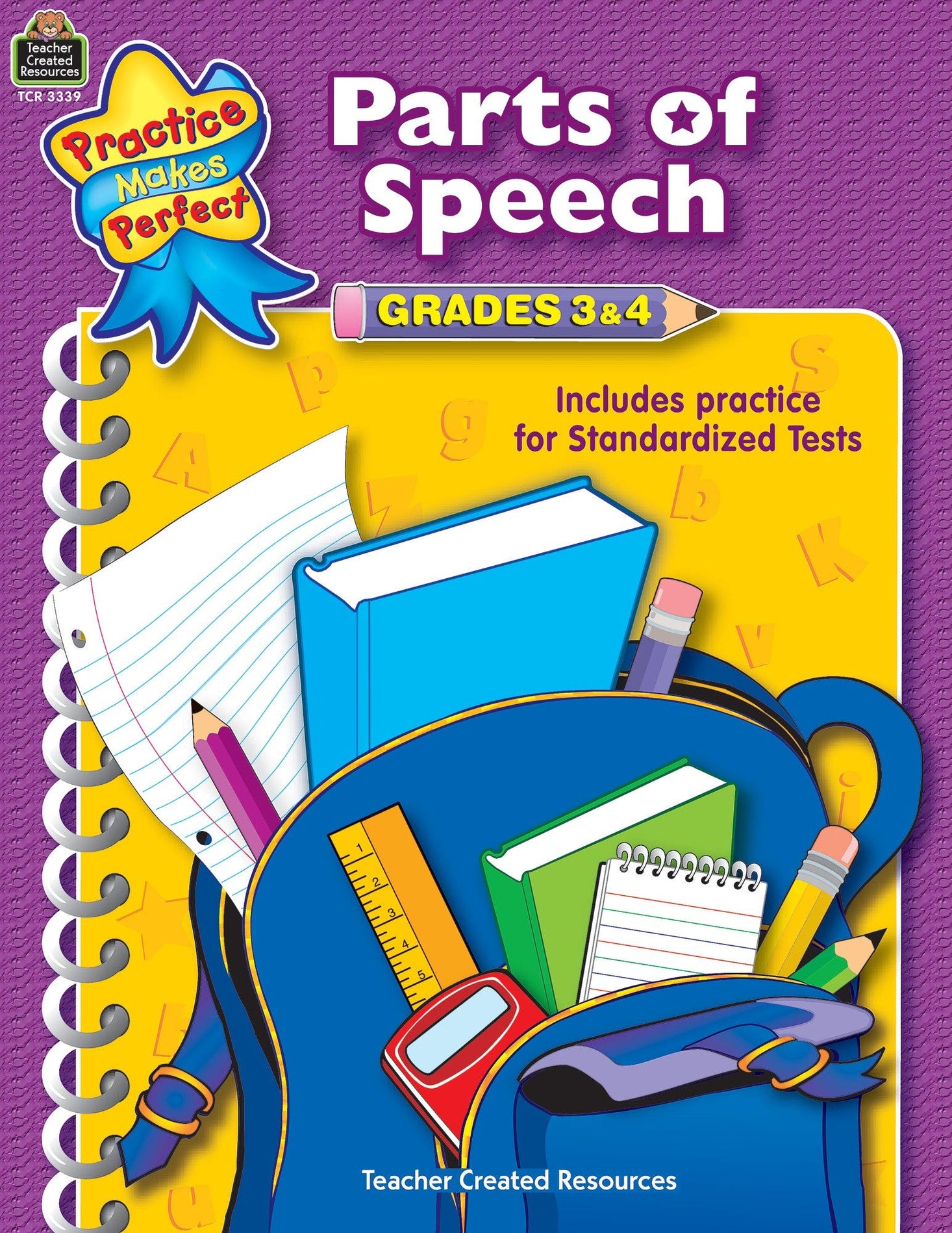Parts of Speech Grades 3-4 Ebook