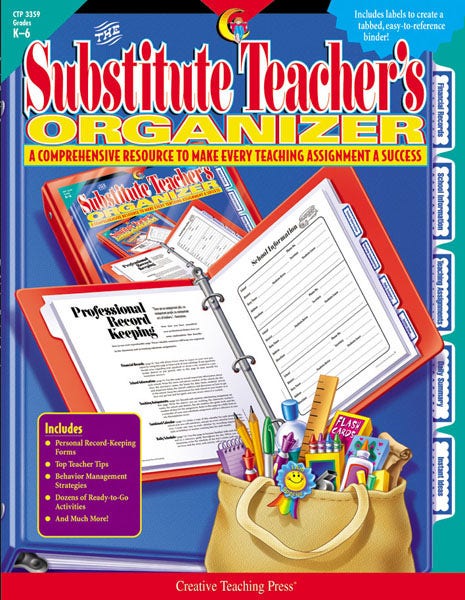 The Substitute Teachers Organizer eBook Ebook