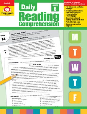 Daily Reading Comprenesion Grade 6 Ebook