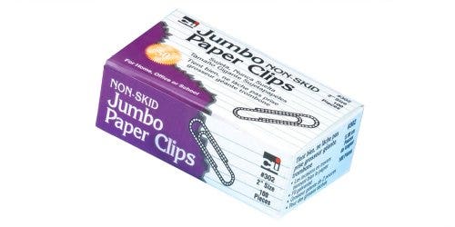 Paper Clips Jumbo Box 100/Bx