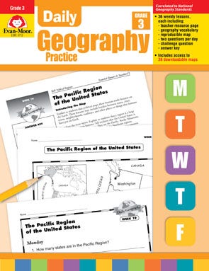 Daily Geography Practice Grade 3 Ebook