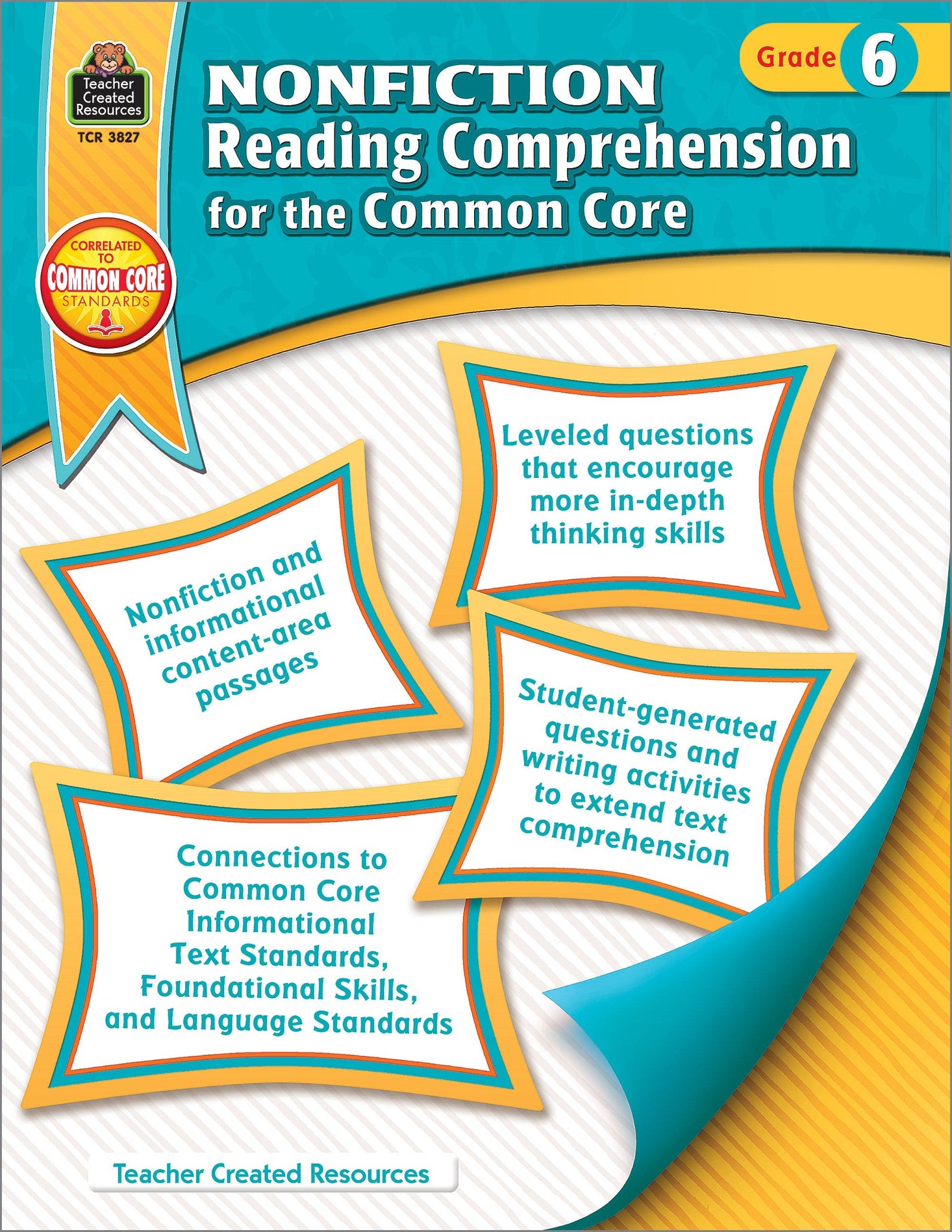 Nonfiction Reading Comprehension for the Common Core Grd 6
