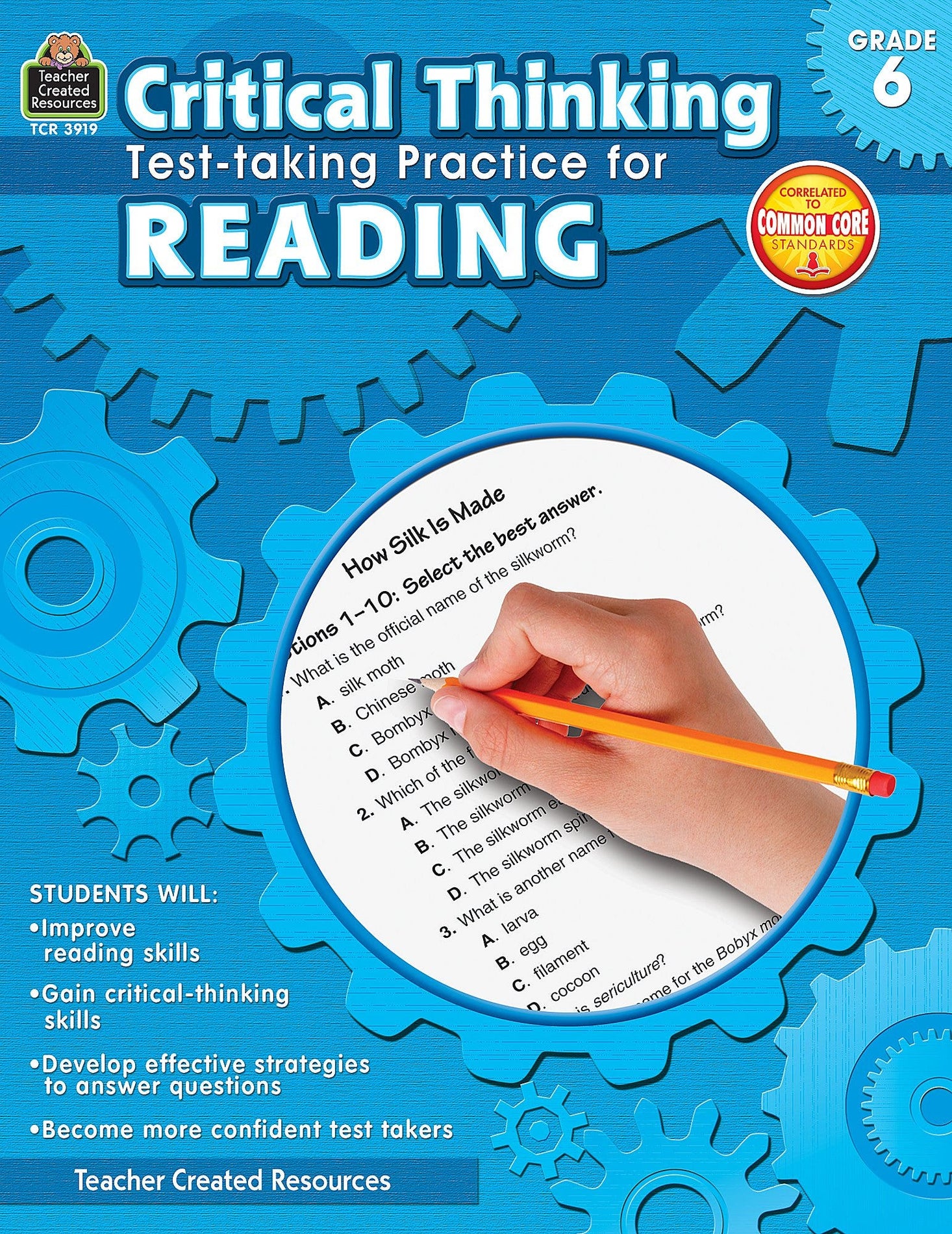 Critical Thinking: Test-taking Practice for Reading Grade 6