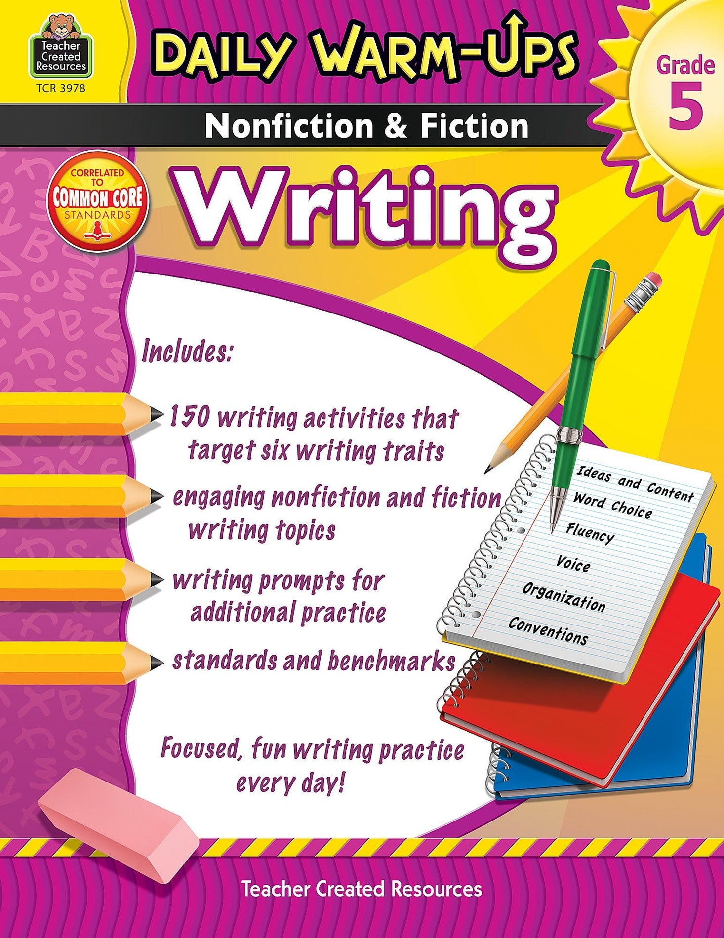 Daily Warm-Ups: Nonfiction & Fiction Writing Grd 5 Ebook