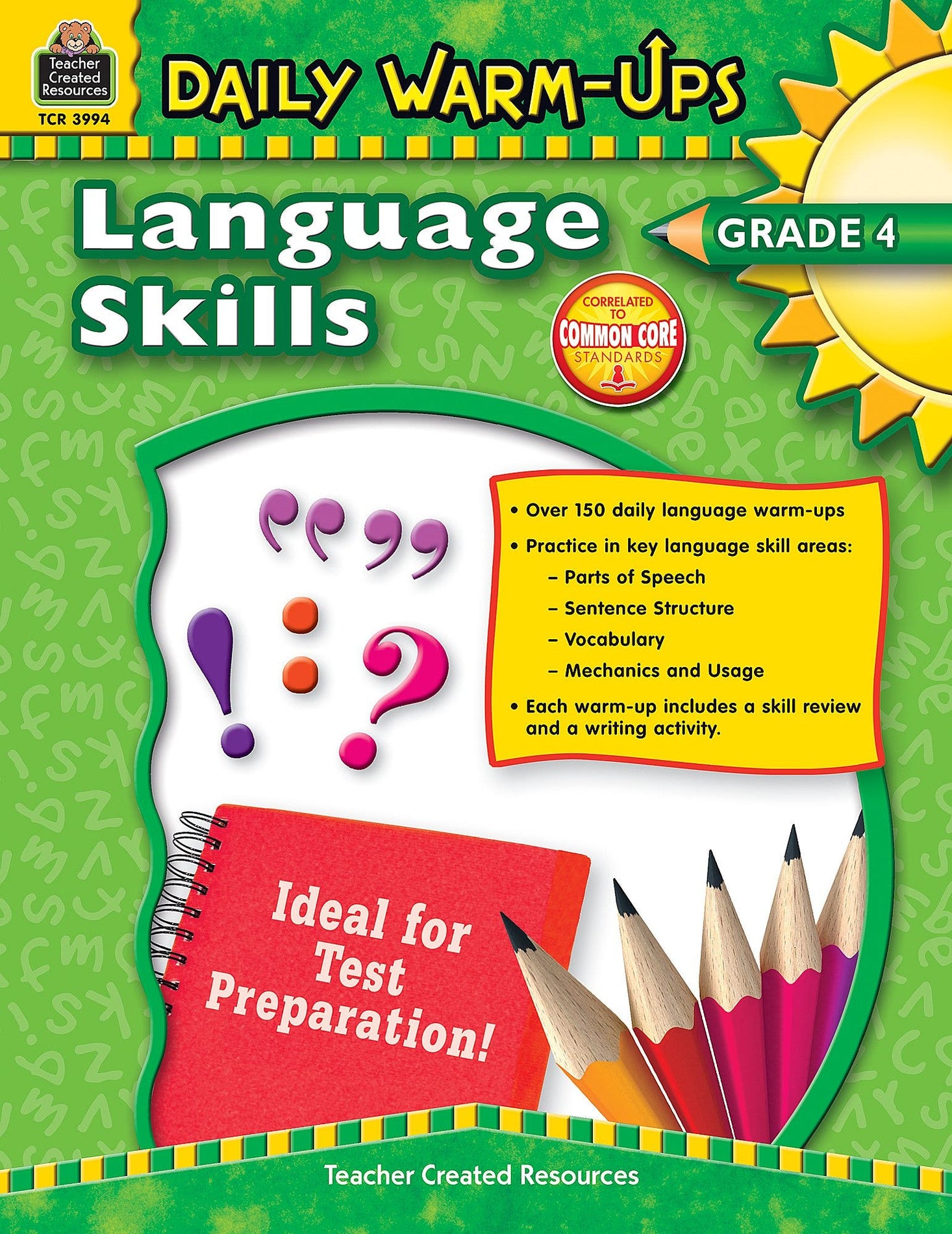 Daily Warm-Ups: Language Skills Grade 4 Ebook