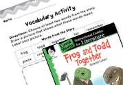 Frog and Toad Together Vocabulary Activities Ebook