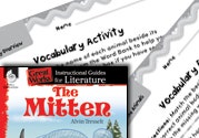 The Mitten Vocabulary Activities Ebook