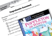 Poppleton in Winter Comprehension Assessment Ebook