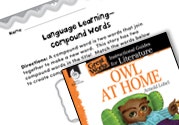 Owl at Home Language Learning Activities Ebook