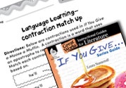 If You Give . . . Series Guide Language Learning Activities