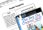 The Day the Crayons Quit Reader Response Writing Prompts Ebo