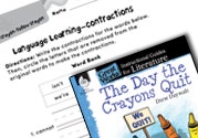 The Day the Crayons Quit Language Learning Activities Ebook