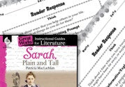 Sarah Plain and Tall Reader Response Writing Prompts Ebook