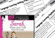 Sarah Plain and Tall Language Learning Activities Ebook