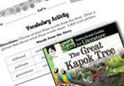 The Great Kapok Tree Vocabulary Activities Ebook