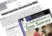 The Adventures of Tom Sawyer Making Cross-Curricular Connect