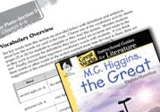 M.C. Higgins the Great Vocabulary Activities Ebook