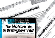 The Watsons Go to Birmingham--1963 Post-Reading Activities E