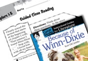 Because of Winn-Dixie Close Reading and Text-Dependent Quest