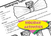 Thanksgiving Activities Ebook