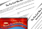 American History Word Researches Ebook