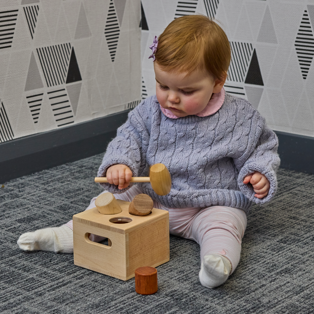 Wooden Posting Cube