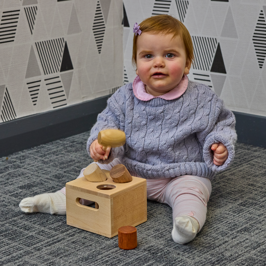 Wooden Posting Cube