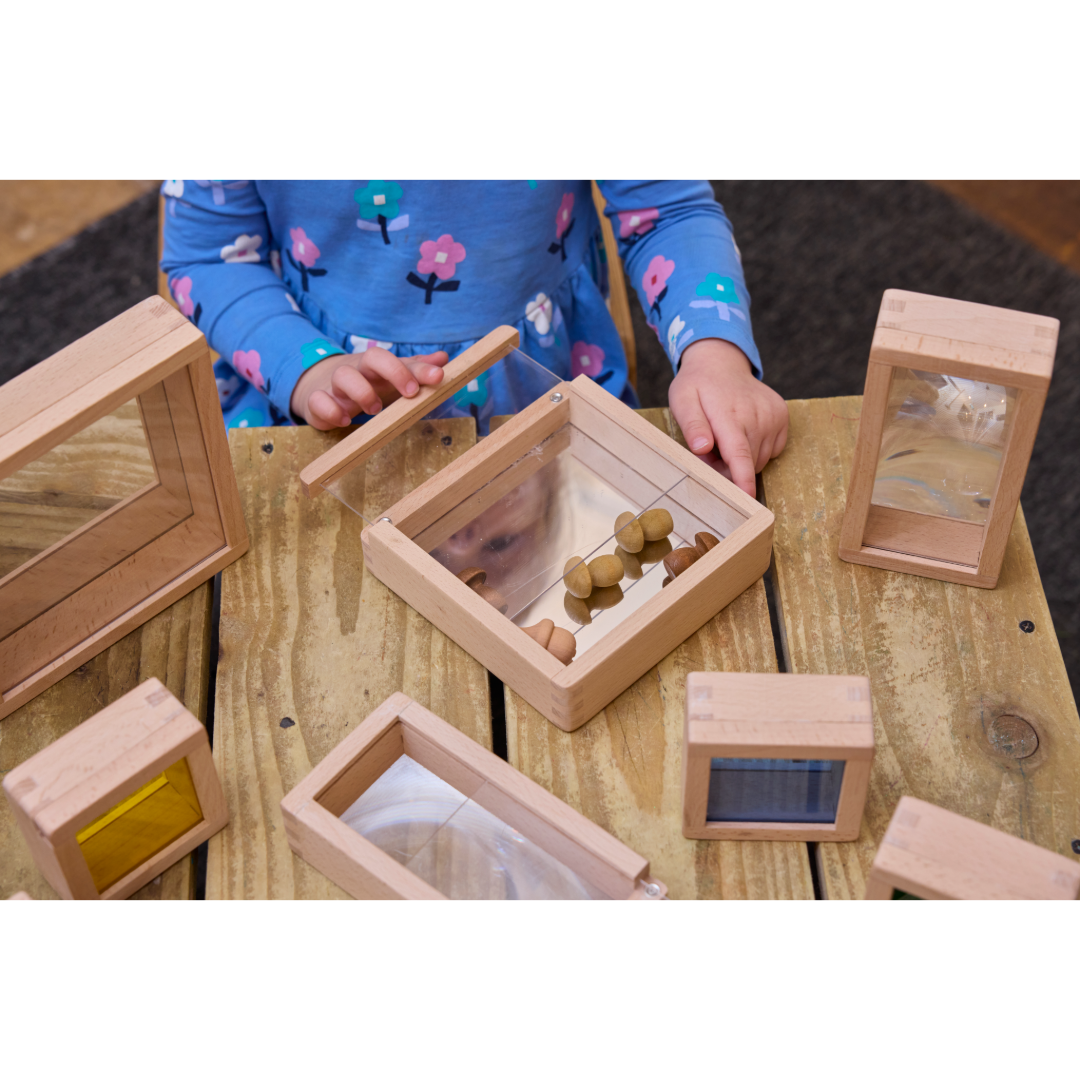 Magnetic Treasure Blocks Magnifiying Set 8 pk