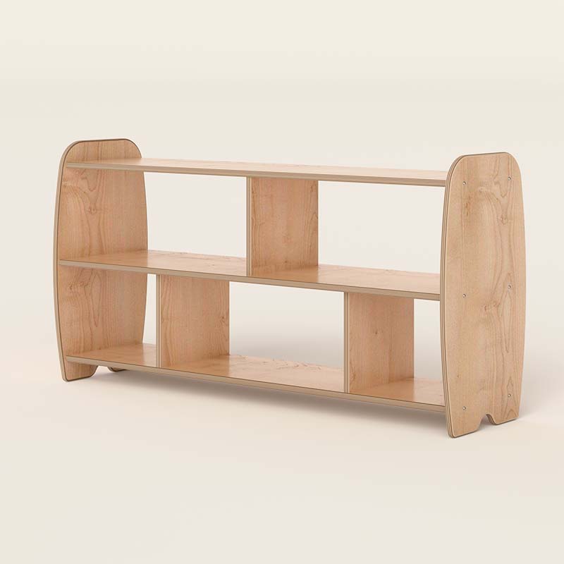 Woodlyn Open One Shelf Long Horizontal with Vertical Dividers 46inL x 24inH