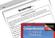 Test Prep Level 4: The Latest Lingo Comprehension and Critic