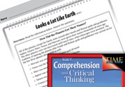 Test Prep Level 4: Looks a Lot Like Earth Comprehension and